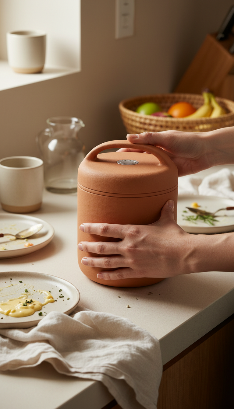 Portable Electric Lunch Box in use